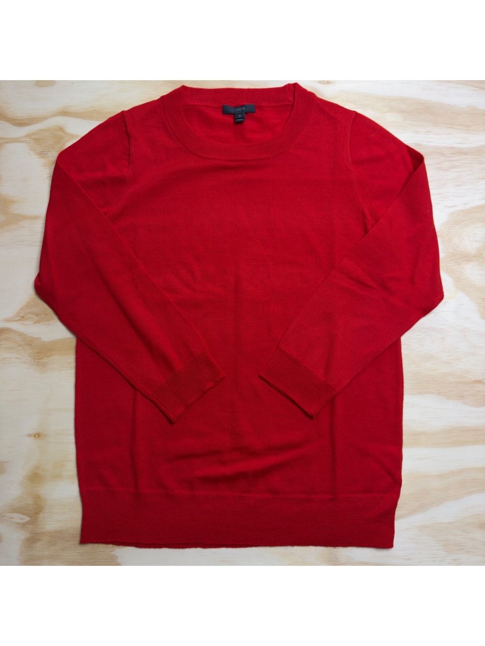 J.Crew Red 100% Merino Wool Lightweight Sweaters Size M